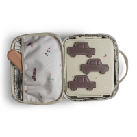 Citron Insulated Square Lunch Bag Vehicle