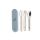 Citron Cutlery Set Spaceship with Silicon Case Dusty Blue