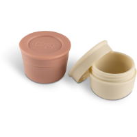 Citron Set 2 x Saucer Cups Pink/Cream
