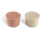 Citron Set 2 x Saucer cups Blush Pink/Cream