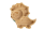 Citron Bamboo Plate Dino mit Saugnapf