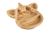 Citron Bamboo Plate Unicorn mit Saugnapf