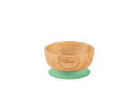 Citron Bamboo Bowl + Cuillère Green avec Ventouse