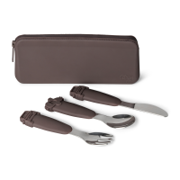 Citron Silicone Cutlery und Pouch Set Vehicle