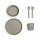 Citron PLA Tischset Vehicles