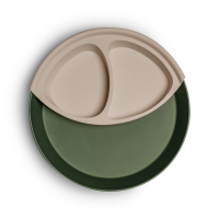 Citron Silicone Plate Divider Beige