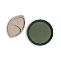 Citron Silicone Plate Divider Beige