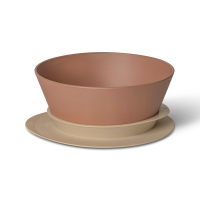 Citron Silicone Bowl Suction Beige
