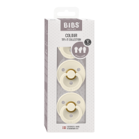 BIBS Nuggi Try-it Colour Nuggis Ivory_0-6M_3er Pack