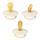 BIBS Nuggi Try-it Colour Nuggis Ivory_0-6M_3er Pack