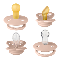 BIBS Nuggi Try-it Collection Blush_ 0-6M_4er Pack