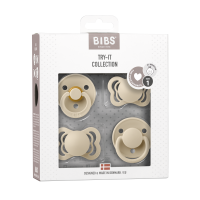 BIBS Nuggi Try-it Collection Vanilla_ 0-6M_4er Pack