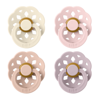 BIBS Try-it Boheme Nuggis_Ivory_Blush_Blossom_Dusky Lilac...