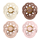 BIBS Try-it Boheme Nuggis_Ivory_Blush_Woodchuck_Blossom_ 6-12m_4er Pack