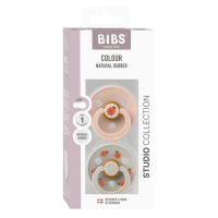 BIBS Studio Colour Ladybug 2 PACK Latex_Round_0-6m_Blush Mix