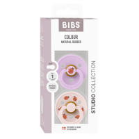BIBS Studio Colour Ladybug 2 PACK Latex_Round_0-6m_Violet Sky Mix