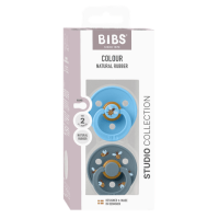 BIBS Studio Colour Bumblebee 2 PACK Latex_Round_6-12m_Breeze Mix