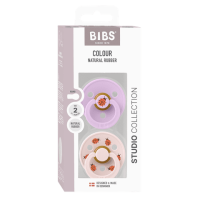 BIBS Studio Colour Ladybug 2 PACK Latex_Round_6-12m_Violet Sky Mix