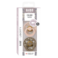 BIBS Colour x Liberty 2 PACK Latex_Capel_Round_0-6m_Blush Mix