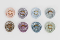 BIBS Colour x Liberty 2 PACK Latex_Capel_Round_0-6m_Sage Mix