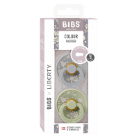BIBS Colour x Liberty 2 PACK Latex_Capel_Round_6-12m_Sage Mix