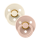 BIBS Pacifier Colour 2 PACK Latex_Symmetrical_0-6m_ Ivory/Blush