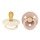 BIBS Nuggi Colour 2 PACK Latex_Symmetrical_6-12m_Ivory_Blush