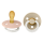 BIBS Nuggi Colour 2 PACK Latex_Symmetrical_6-12m_Blush GLOW_Vanilla GLOW