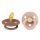 BIBS Pacifier Colour 2 PACK Latex_Anatomical_0-6m_Blush_Woodchuck