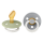 BIBS Nuggi Colour 2 PACK Latex_Anatomical_0-6m_Sage GLOW_Cloud GLOW