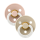 BIBS Nuggi Colour 2 PACK Latex_Anatomical_6-12m_Blush GLOW_Vanilla GLOW