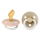 BIBS Nuggi Colour 2 PACK Latex_Anatomical_6-12m_Blush GLOW_Vanilla GLOW