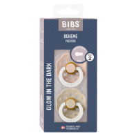 BIBS Nuggi Boheme 2 PACK Latex_Round_6-12m_Blush...