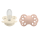 BIBS Nuggi Infinity 2 PACK Silicone_Symmetrical_6-12m_Ivory_Blush