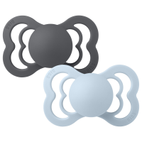 BIBS Nuggi Supreme 2 PACK Silicone_Symmetrical_6-12m_...