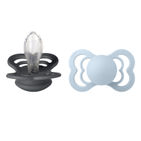 BIBS Nuggi Supreme 2 PACK Silicone_Symmetrical_6-12m_...