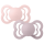 BIBS Nuggi Supreme 2 PACK Silicone_Symmetrical_6-12m_Blossom_Dusky Lilac