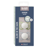 BIBS Nuggi Supreme 2 PACK Silicone_Symmetrical_0-6m_ Sage...
