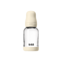 BIBS Glas Anti Kolik Flasche Latex 120ml Ivory