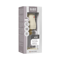 BIBS Anti-Colic bouteille en verre  Latex 120ml Ivory