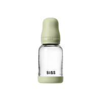BIBS Glas Anti Kolik Flasche Latex 120ml Sage