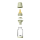 BIBS Glas Anti Colic Bottle Latex 120ml Sage