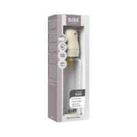 BIBS Glas Anti Kolik Flasche Latex 240ml Ivory
