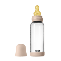 BIBS Glas Anti Kolik Flasche Latex 240ml Blush
