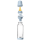 BIBS Glas Anti Kolik Flasche Latex 240ml Baby Blue