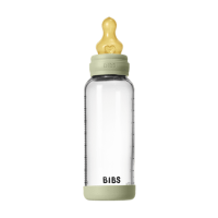 BIBS Glas Anti Kolik Flasche Latex 240ml Sage