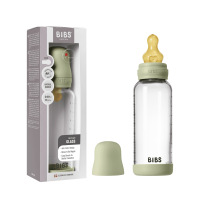 BIBS Glas Anti Kolik Flasche Latex 240ml Sage