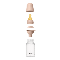 BIBS Baby Bottle Anti Colic Latex 150 ml Slow Flow Blush