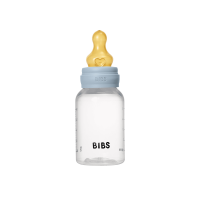 BIBS Baby Bottle Anti Colic Latex 150 ml Slow Flow Baby Blue