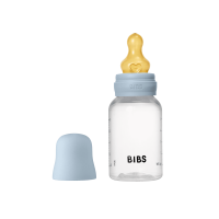 BIBS Baby Bottle Anti Colic Latex 150 ml Slow Flow Baby Blue